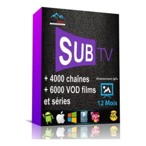 Subtv Abonnement Iptv 12 Mois-01 Appareil