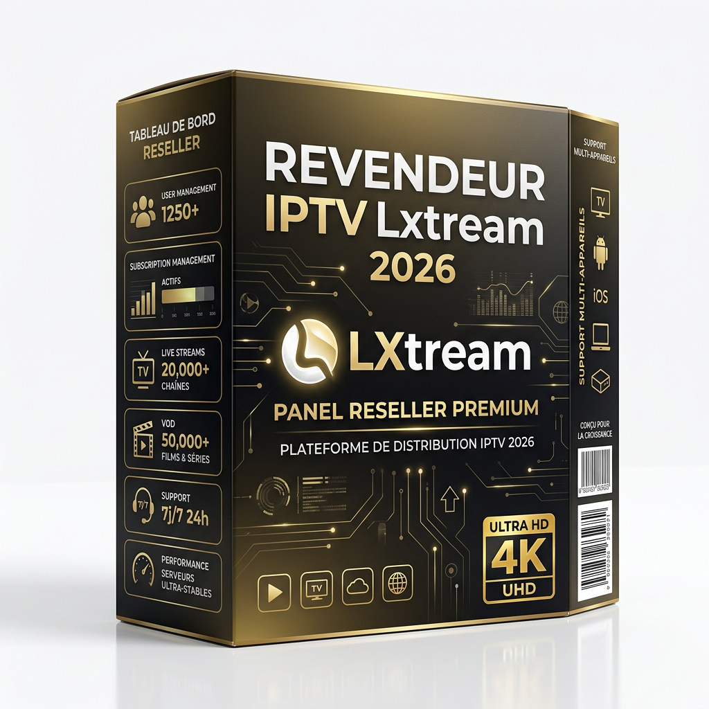 Panel Revendeur IPTV Lxtream France 2026 – codes en gros, activation instantanée, support 7j/7